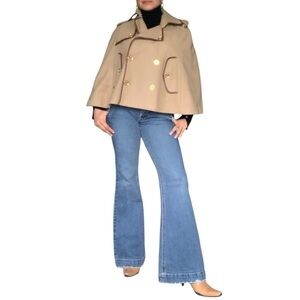 Michael Kors Wool Cape Coat  - Small